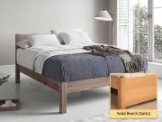 white knight bed space saver beech