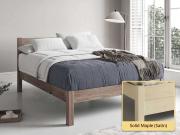 White Knight Bed (Space Saver) Solid Maple