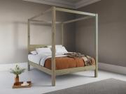 4 poster bed frame in grey by get laid beds