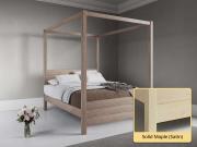 Four Poster Bed - Summer solid maple