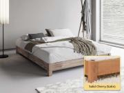 Low Platform Bed (No Headboard / Space Saver) solid cherry