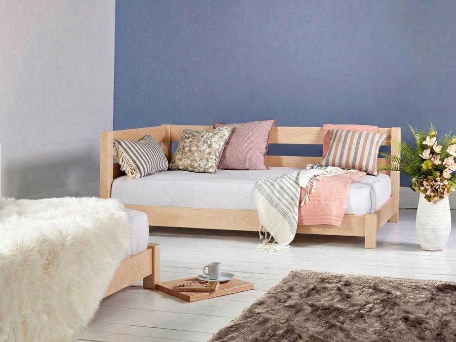 modern ohio day bed maple