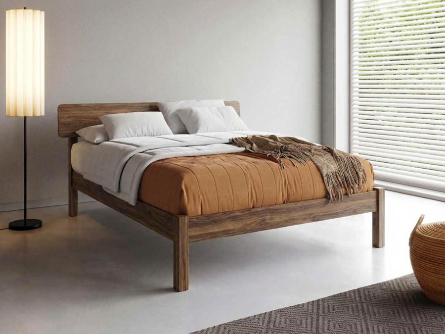 deco bed walnut