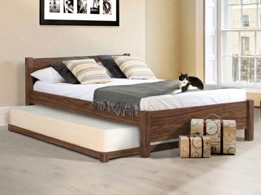 Guest Bed With London Walnut