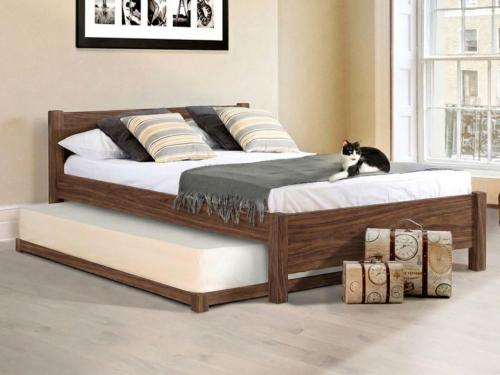 Guest Bed With London Walnut