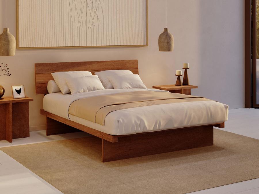 japanese storage bed sapele