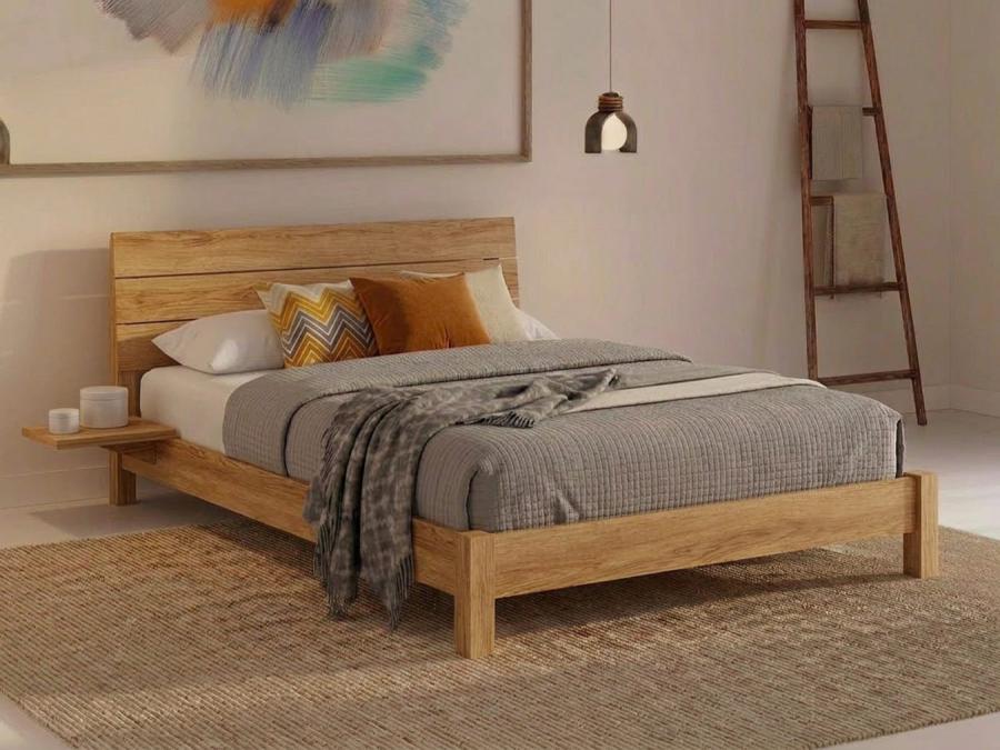 Low Kensington Bed Oak