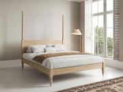 moroccan platform four poster ash